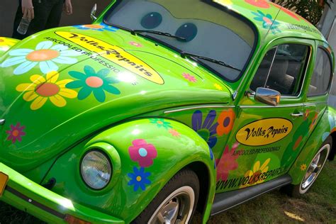 Flower Power Vw Bug Cute Cars Vw Super Beetle