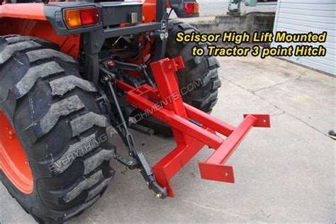 Fred Cain Tractor 3 Point Hitch Scissor High Lift Hay Lift 3f Uses 3f