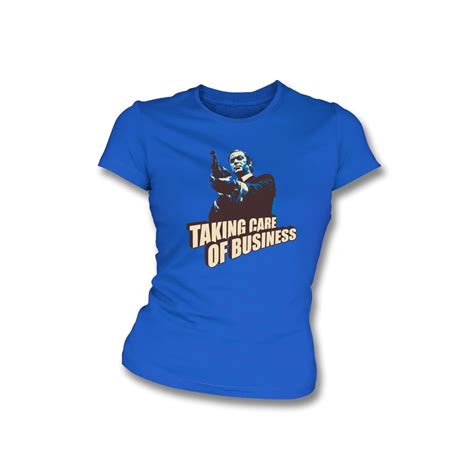 Taking Care Of Business Girls Slimfit T Shirt