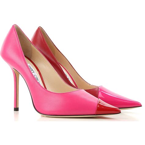 Jimmy Choo Leather Pumps And High Heels For Women In Hot Pink Pink Lyst