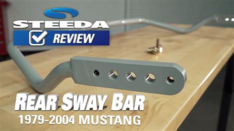 Steeda Mustang Rear Sway Bar 1979 2004 YouTube