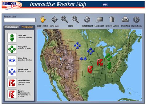 Interactive Weather Map Of The World United States Map