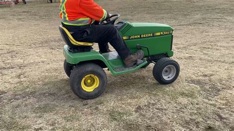 Lot 12 John Deere Lx178 Garden Tractor Youtube