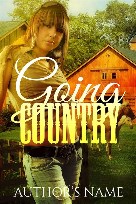 Going Country Premade Book Cover Gigi Kiersten Books Country