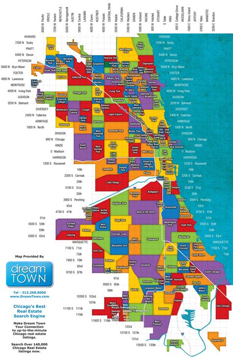 Chicago Neighborhoods Map Chicago Il Mappery