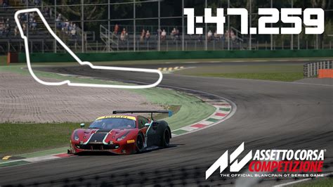 ACC Hotlap Ferrari 488 GT3 Monza 1 47 259 Setup YouTube