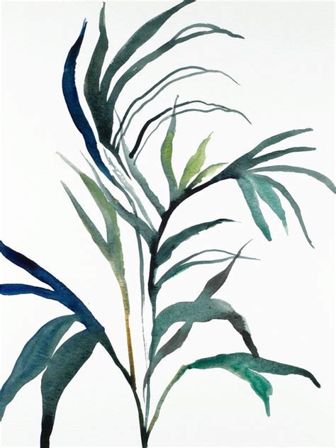 Plant Painting Botanical Painting Original Watercolor Painting