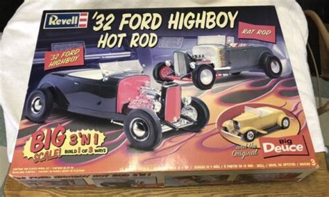 Revell Ford Roadster Highboy Hot Rod Model Kit Big Deuce Rat