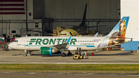 Frontier Airlines Airbus A320 251n N307fr Champ The Bronc Flickr