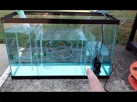 Diy aquarium overhead sump filter build: Diy 29 gallon sump refugium - YouTube