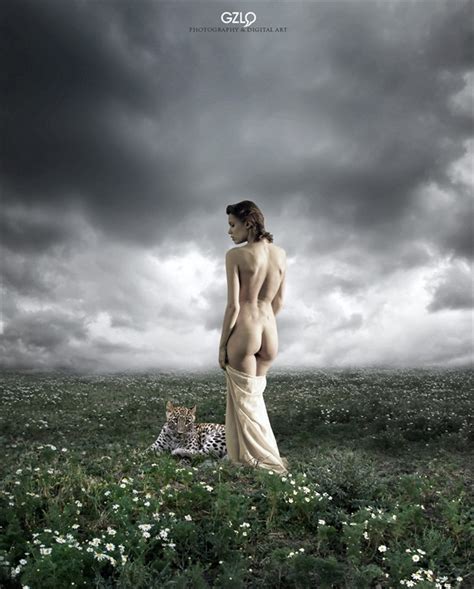Oxana Leopard Artistic Nude Photo By Artist Gonzalo Villar At Model