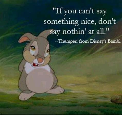 Anyone can say anything and get away with it. Thumper The Rabbit Quotes. QuotesGram