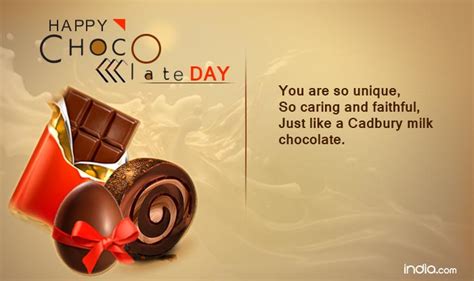 Love is like swallowing hot, chocolate before it has cooled off. Chocolate Day 2017 Wishes: Happy Chocolate Day Quotes, SMS, Facebook Status & WhatsApp Messages ...
