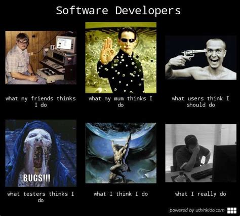 Software Developers What People Think I Do What I Really Do
