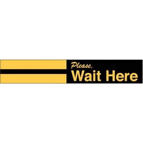Please Wait Here Decal Pid Sdd4