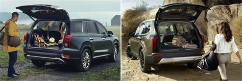 Read about the 2020 hyundai palisade interior, cargo space, seating, and other interior features at u.s. 2020 Hyundai Palisade vs. Kia Telluride | Hyundai Colorado ...
