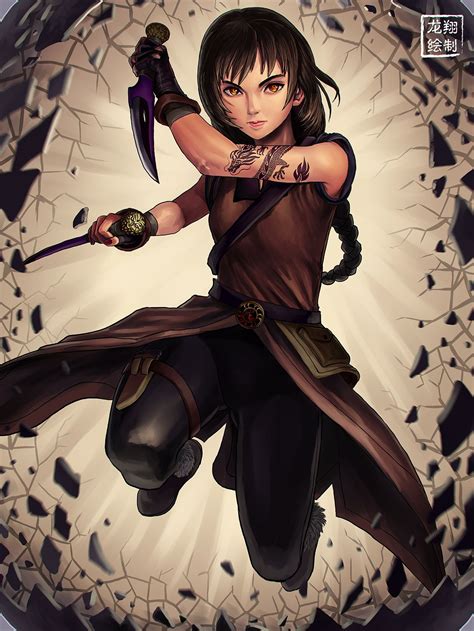 Emillia By Shinryushou Rogue Character Character Portraits Dungeons And Dragons Characters