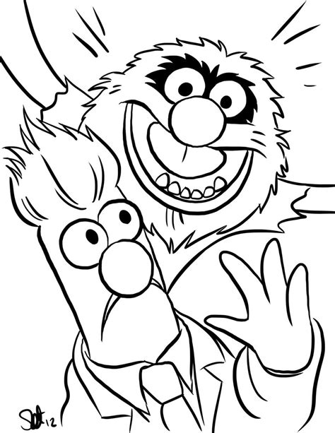 The Muppets Animal And Beaker By Scootah91 On Deviantart