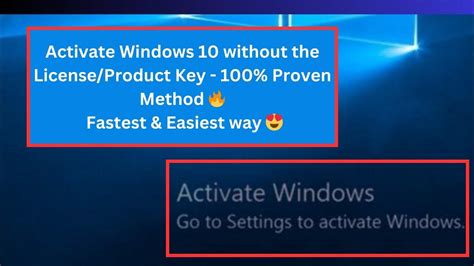 Windows 10 Activation Without Product Key Shorts Youtube
