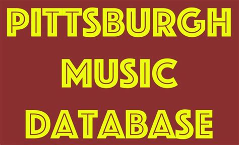 Pittsburgh Music Database Hughshows