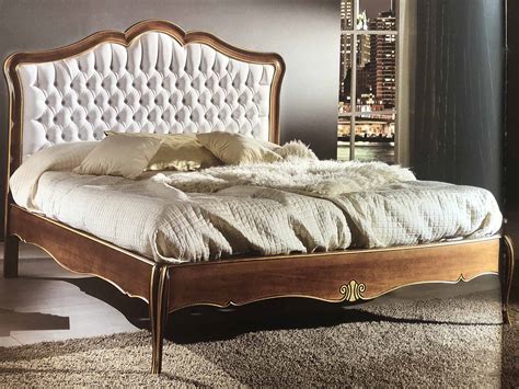 Italian Bed With Leather Headboard World Of Wood