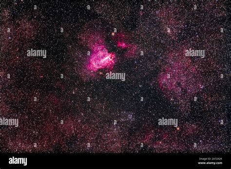 Messier 17 The Swan Nebula Aka The Omega Or Checkmark Nebula With