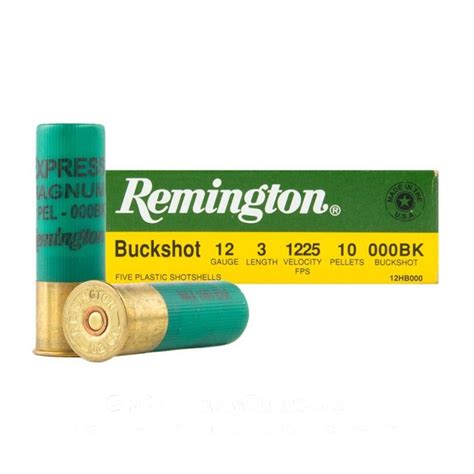 Gauge Pellets Buckshot Remington Magnum Buckshot