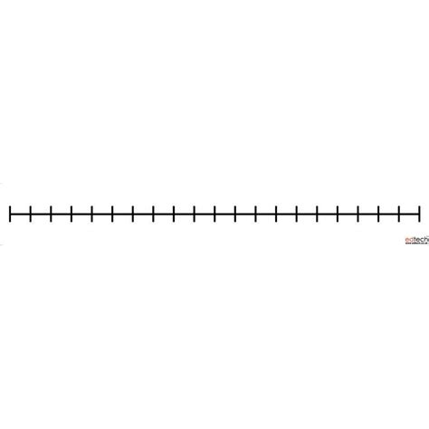 Magnetic Blank Number Line