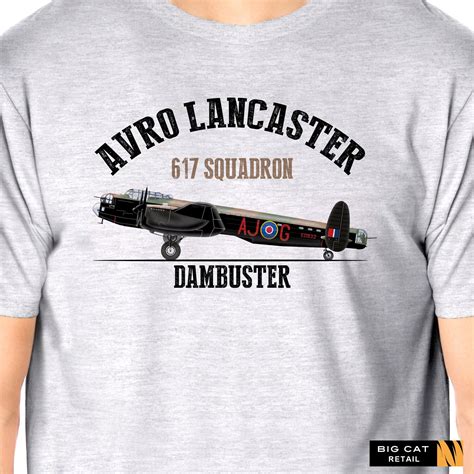 Aeroclassic 617 Squadron Avro Lancaster Aircraft T Shirt Etsy