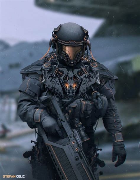 Soldiers Futuristic Armour Future Soldier Sci Fi