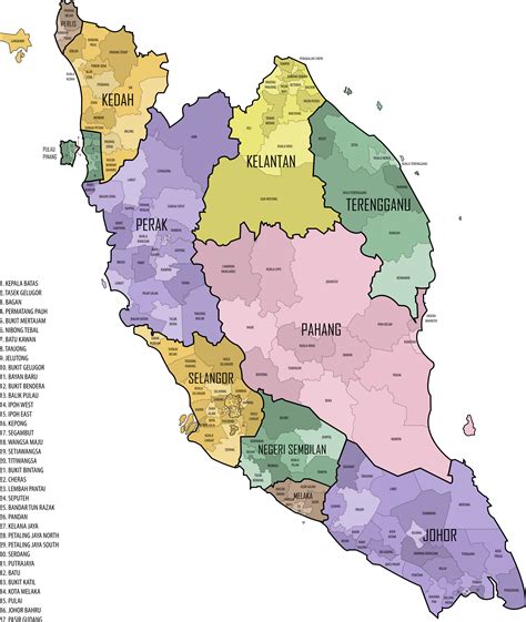 Malaysia Map District