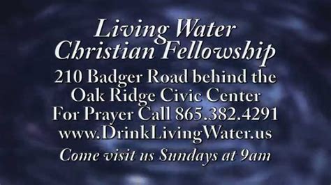 Living Water Christian Fellowship Youtube