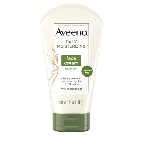 Aveeno Daily Moisturizing Face Cream For Dry Skin Non Gmo Oat 5 Oz