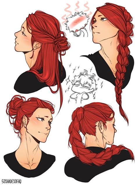 Amazing Drawing Hairstyles For Characters Ideas Manga Hair Long