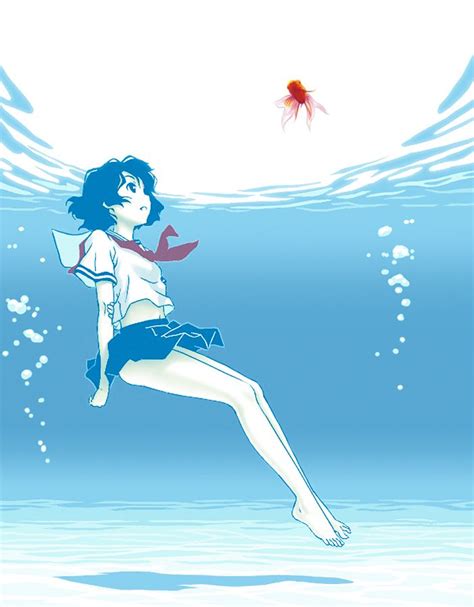 Anime Girl Anime Drawings Anime Art Girl Underwater Drawing