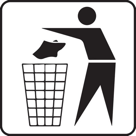 Download Trash To Throw Away Pictograms Pictogram Royalty Free