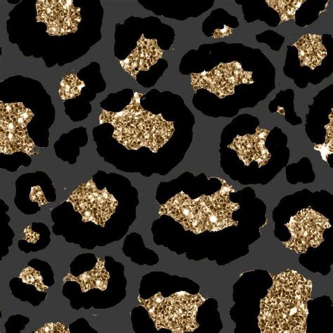 Black Gold Leopard Print Pattern Leggings by Rose Gold - X-Large