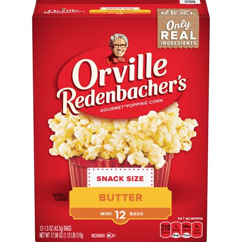 Orville Redenbachers Butter Mini Bag Popcorn 15 Oz 12 Ct