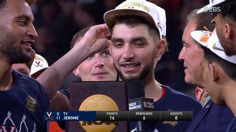 Trophy Presentation Ceremony 2019 Ncaa March Madness National