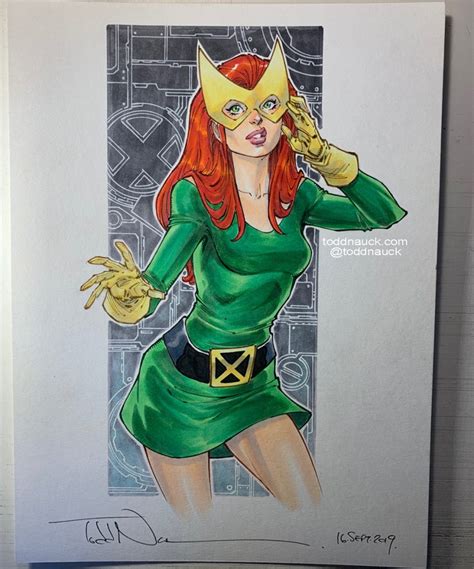 Jean Grey Art Auction To Benefit My Marvel Colorist The Art Of Todd