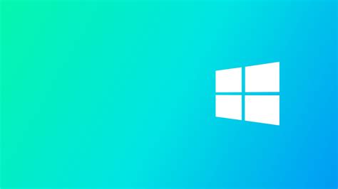 1920x1080 Windows 10 Cyan Logo 1080p Laptop Full Hd Wallpaper Hd Hi
