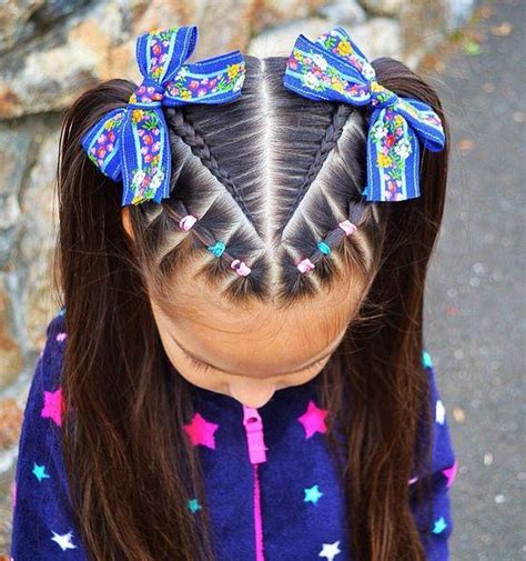 Pair them with colorful skirts and floral dresses! Hairstyles For Children With Elastic Bands of Different ...