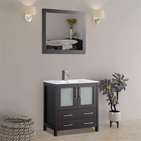 Vanity Art 30 Single Sink Bathroom Vanity Wih Mirror Small Bathroom