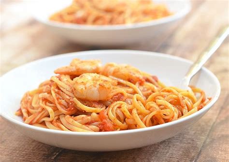 Linguine Fra Diavolo With Shrimp And Spicy Tomato Sauce For Big
