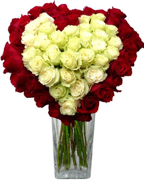 Bouquet Of Roses In Heart Shape Darujtekvětinucz