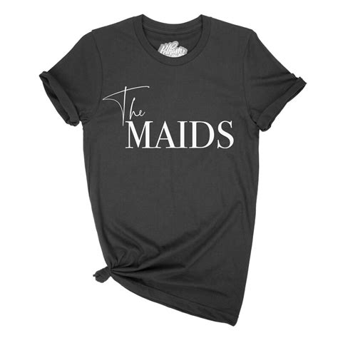 The Maids T Shirt Bridesmaid Hen Party T Shirt The Maids Hen Etsy Uk