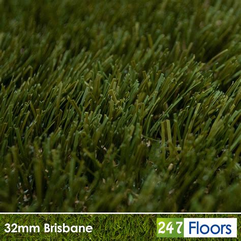 32mm Realistic Artificial Grass Dense Soft Natural Astro Turf Garden 2m