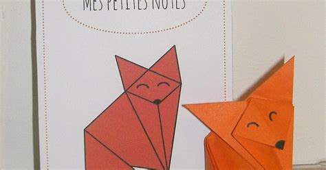 Gabulle In Wonderland Carnet Renard Origami Imprimer