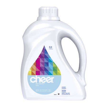 Cheer powder laundry detergent in now finally he compatible, and acceptable for front loader washers. Cheer Free Liquid Laundry Detergent 64 load 100 fl oz ...