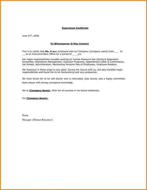 You should know the right person and the platform. Letter Of Separation From Employer Template Examples | Letter Cover Templates